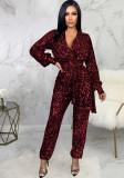 Women Sexy Sexy V-Neck Jumpsuit