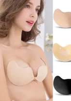 Breast Sticker Silicone Breast Sticker Bra Pull Up Breathable Silicone Invisible Bra