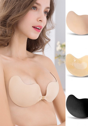 Breast Sticker Silicone Breast Sticker Bra Pull Up Breathable Silicone Invisible Bra