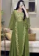 Summer Women's Embroidered Kaftan Evening Gown
