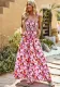 Women Summer Print Holidays Bohemian Slip Dress