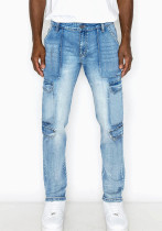 Men's Jeans Stretch Denim Pants Cargo Pants
