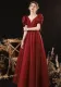 Women Formal Party Puff Sleeve Evening Dress（Processing time need 3-6 days）