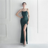 Sequins Sexy Strap Nightclub Dress Formal Party Evening Dress