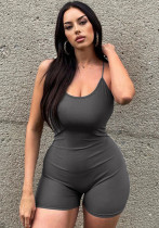 Yaz Kadın Crossover Tether Seksi Backless Romper