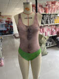 Women Nude One Piece Swimwear