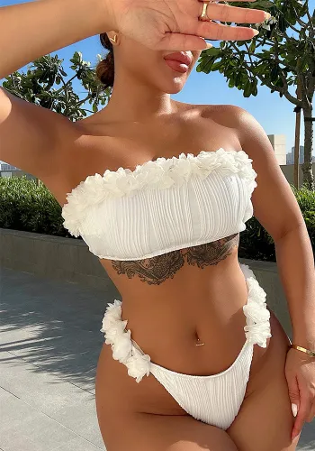 Women Two Pieces Swimsuit Strapless Sexy Bikini