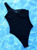 One piece swimsuit ladies mesh bikini