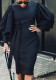 Casual Chic Career Slim Bodycon Professional Office OL Long Dress