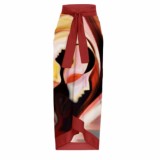 Damen-Bikini, einteilig, Netzrock, Badeanzug, zweiteiliges Set
