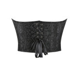 Frauen Sommer Spitze sexy Vintage rückenfreies ohne Stäbchen Body Korsett