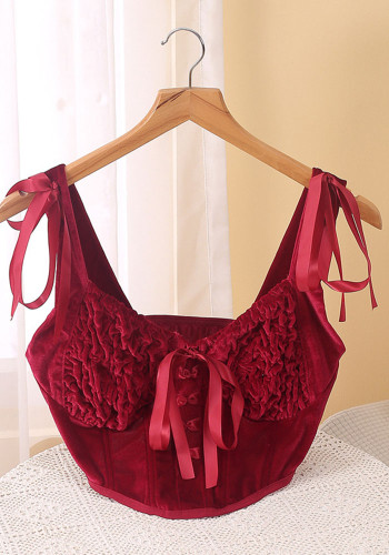 Plus Size Women Comfortable Wireless Wrapped Bust Sexy Tank Bra Lingerie