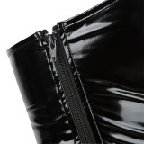 Trägerloses Damen-Shapewear-Oberteil mit seitlichem Reißverschluss in Übergröße