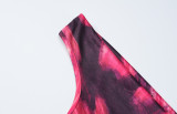Vestido de tirantes finos con espalda baja y estampado de moda de verano para mujer