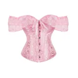 Strapless jacquard lace court shaper top