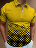 Men's Turndown Collar Casual Short Sleeve T-Shirt