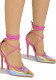Women Fashion Multi-Color Transparent Pointed Toe Stiletto Sexy Sandals heels
