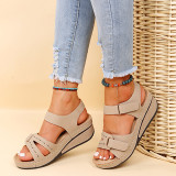 Women Casual Peep-Toe Sandals Roman Sandals