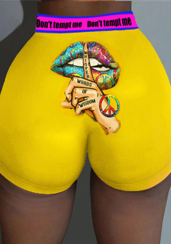 Pantaloncini stampati sexy estivi da donna