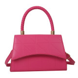 Simple Casual Trendy Bag Women Summer Trend Solid Color One Shoulder Portable Messenger Bag Small Square Bag