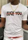 Men's Letter Print Short Sleeve T-Shirt