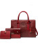 women's autumn and winter multi-piece set fashion women's bag popular crocodile pattern ladies shoulder handbag