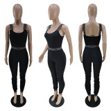 Women Printed Sleeveless Jumpsuit