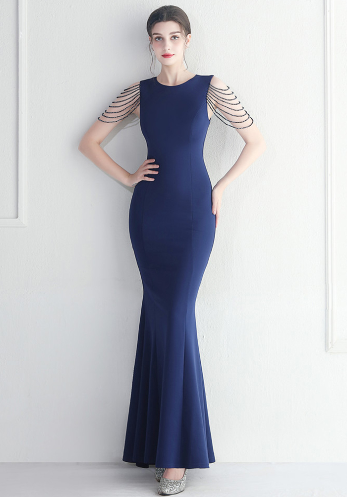 OPOIPIN Solid Color Midi Dress Rooscier Women's Pleated Tie Waist Bell Long  Sleeve Slim Women's Short Dress