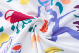 Women's Summer Multicolor Print Halter Neck Low Back Long Dress