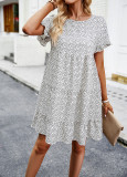 Spring Summer Chic Casual Holidays Print Dress