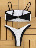 women's black and white bikini suit sexy swimsuit