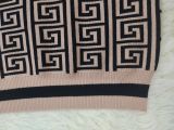 Women's Fashion Knitting Sweater Sleeveless Two-Piece Set with Pockets