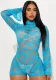Women's Floral Lace Elastic Long Sleeves Sexy Jumpsuit
