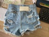 Summer Sexy Ripped Stretch Denim Shorts