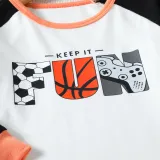Autumn Boys Homewear Set Children's Cartoon Dinosaur Print Long-Sleeved Two-Piece Pajama Set