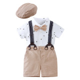 Children's Suits Summer Short-Sleeved Romper Shorts Baby Boys Two Piece Set