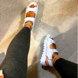Platform Sandals Women Summer Time Casual Velcro Sandals