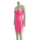 Women's party cross-border houseofc bandage dress