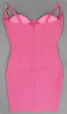 Women's party cross-border houseofc bandage dress