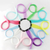 Multi-Color Wig One-Piece Luminous Clip Hair Multi-Color Seamless Hair Extensions Ear Dyeing Luminous One-Piece Clip Hair