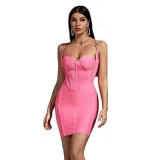 Women's party cross-border houseofc bandage dress