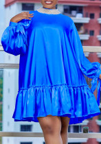 Damesmode chique kralen EFFEN oversized plus size jurk