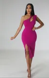 Women French Sleeveless Bodycon Dress