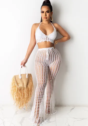 Women Cutout See-Through Two-Piece Set