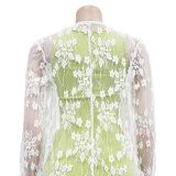 Women's Fashion Lace Loose Outer Blouse For Women