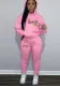 Women Casual Print Hoodies and Pant Two-Piece Set