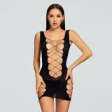 Women Cutout Mini Dress Sexy Lingerie