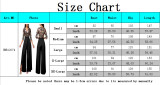Sexy Fashion Solid Color V-Neck Women's Jumpsuit