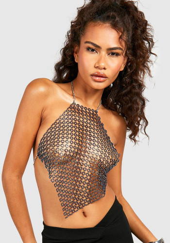 Women Fishnet Summer Sexy Top