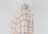Autumn/Winter Patchwork Fashion Sweater Round Neck Knitting Top